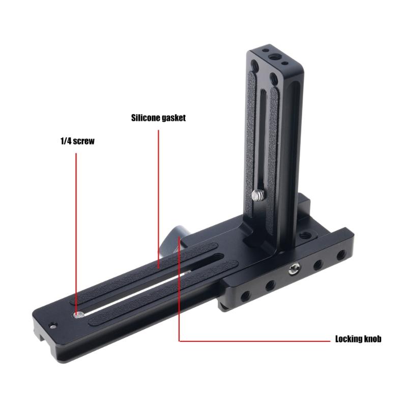 DSLR Camera L Bracket Vertical Horizontal Switching Tripod Quick Release Plate Stabilizer Tripod Monopod
