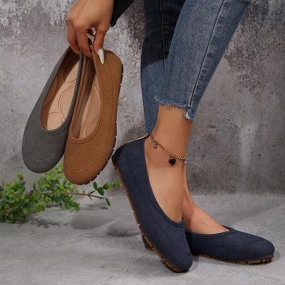 Large Size Single Shoes Women's Summer New Shallow Mouth Muffin Sole Comfortable Lazy Flat Shoes