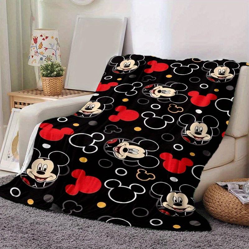 1pc Mickey Printing Blanket - Soft, All-Season Throw for Living Room, Beroom,Personalize Gift with Aorable Cartoon Esign