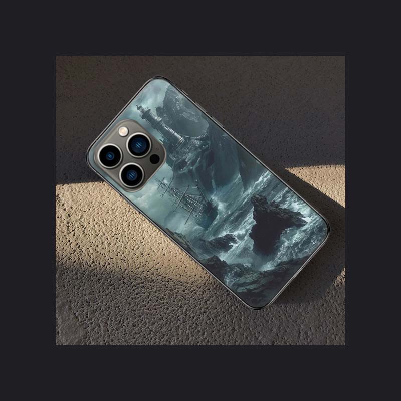 Lighthouse Phone Case For Iphone 16 15 Plus 13 12 Mini 17Air 16E 11 14 Pro 17 Pro Max Cover Shell Coque Soft Clear Capa Cute Fun