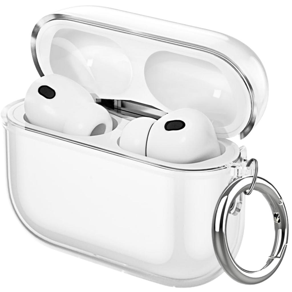 2025 for Airpods Pro 3 Case Clear Glitter Sparkle Bling Case for Airpods Pro 3 Case Cover with Cleaning Kit for Airpods Pro 3