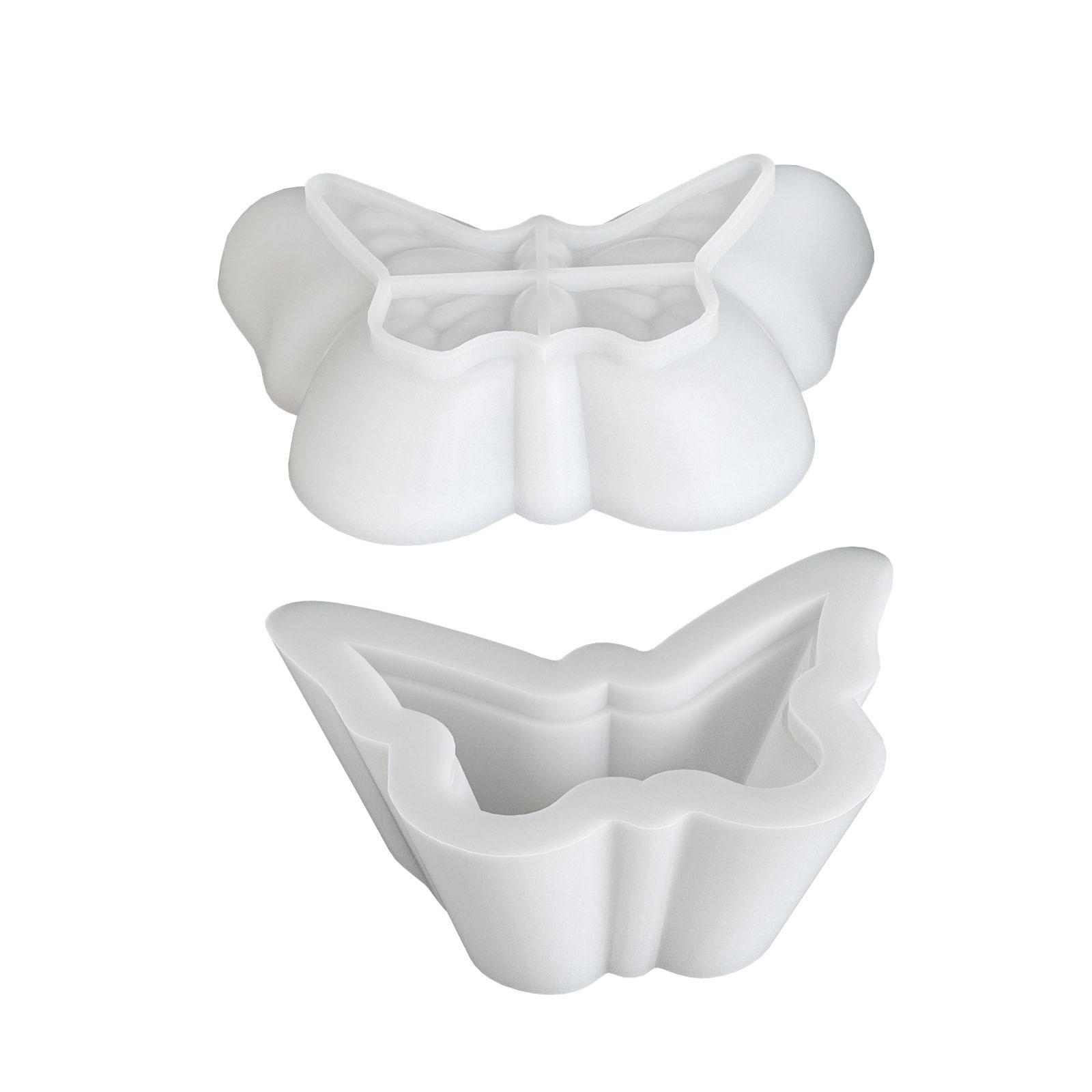 

Инс Стиль, Банка для хранения Бабочка, Форма-капельница, Форма для чашки для ароматерапевтической свечи своими руками, Гипсовое украшение стола, Силиконовая форма Pack of 2