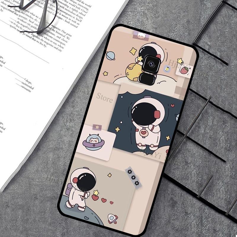Space Aesthetic Spaceman Astronaut Phone Case For Samsung J7 J5 J3 J1 2016 A3 A5 2017 J4 J6 Plus J8 A7 A8 A9 2018 Case Cover