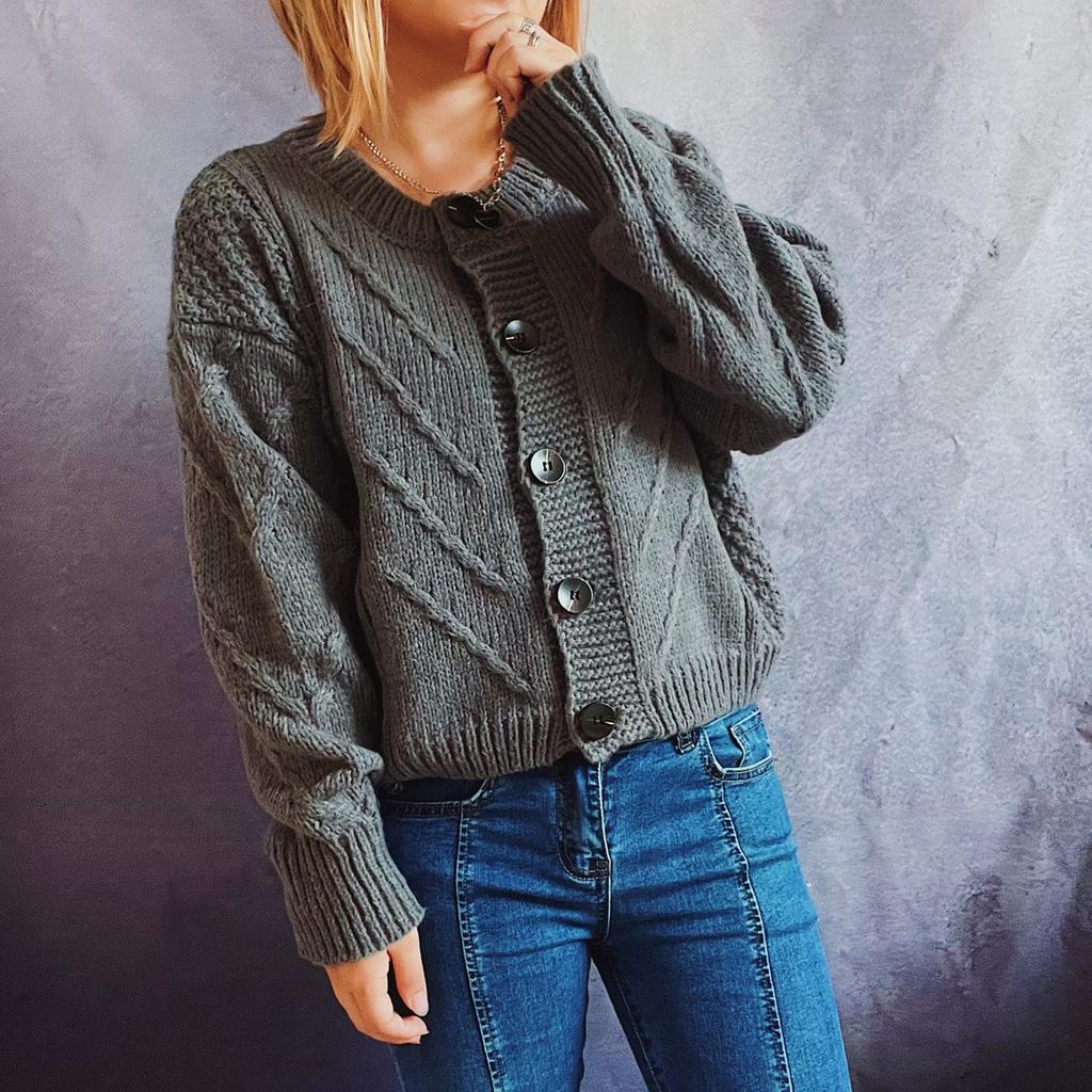 Fashion Women  And Winter Printing Knitted Long Sleeve Pullover Sweater Casual Sweater