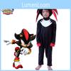 Sonic Cosplay Jumpsuit Halloween Kostüm für Kinder mit atmungsaktivem Stoff