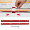 2Pcs Universal Rail Connector Kit For Woodworking Tracks & Miter Slots - Perfect For Router Tables And Table Saw Household Tool