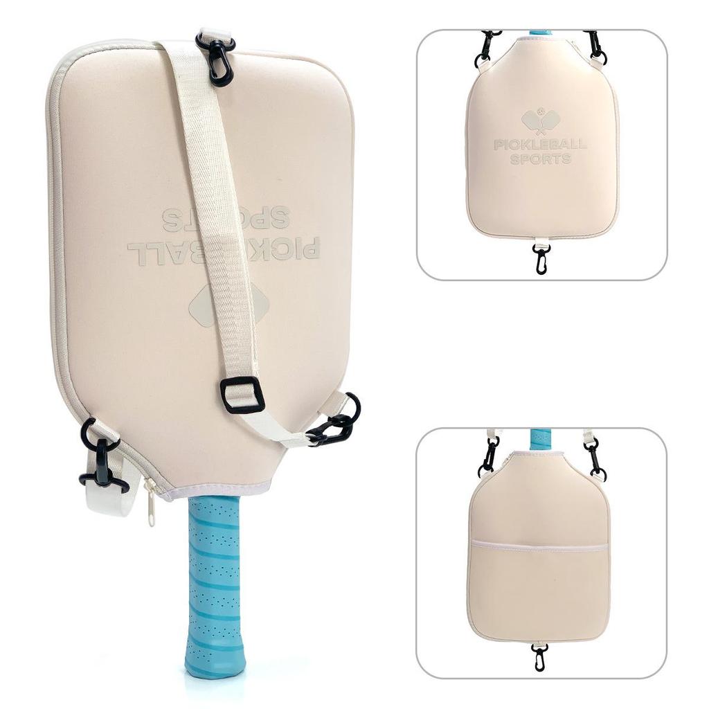 2025 Portable Sports Bag for Badminton, Tennis & Pickleball - Fits 2 Rackets, Handheld, Large-Capacity, Down Cotton