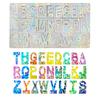 Silicone Alphabets Resin Casting Molds Ste Reusable Letter Mold Set for Jewelry Making Keychains Pendants Crafts