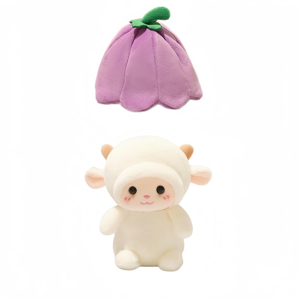 Niedliche Schaf Plüschtiere 16cm Lamm Stofftier Kawaii Schreibtisch Dekorative Spielzeuge Entzückendes Geschenk Für Freundin Kreative Geburtstagsgeschenke
