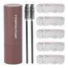 One Step Eyebrow Stamp Shaping Kit Long Lasting Waterproof Eyebrow Powder Set for MakeupLight Brown