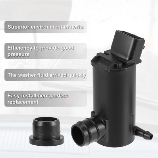 Black Windshield Washer Motor Pump ONE for Toyota Camry Solara Corolla