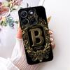 For Motorola Edge 70 Fusion Royal Crown Initial Letter Phone Case For Motorola Edge70 Fusion 5G XT2605 Black Silicon Soft Bumper