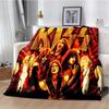 Rockband Kiss Band Decke Mode Flanell Flauschige Fleece Überwurfdecke Kinder und Erwachsene Geschenk Sofa Reise Camping
