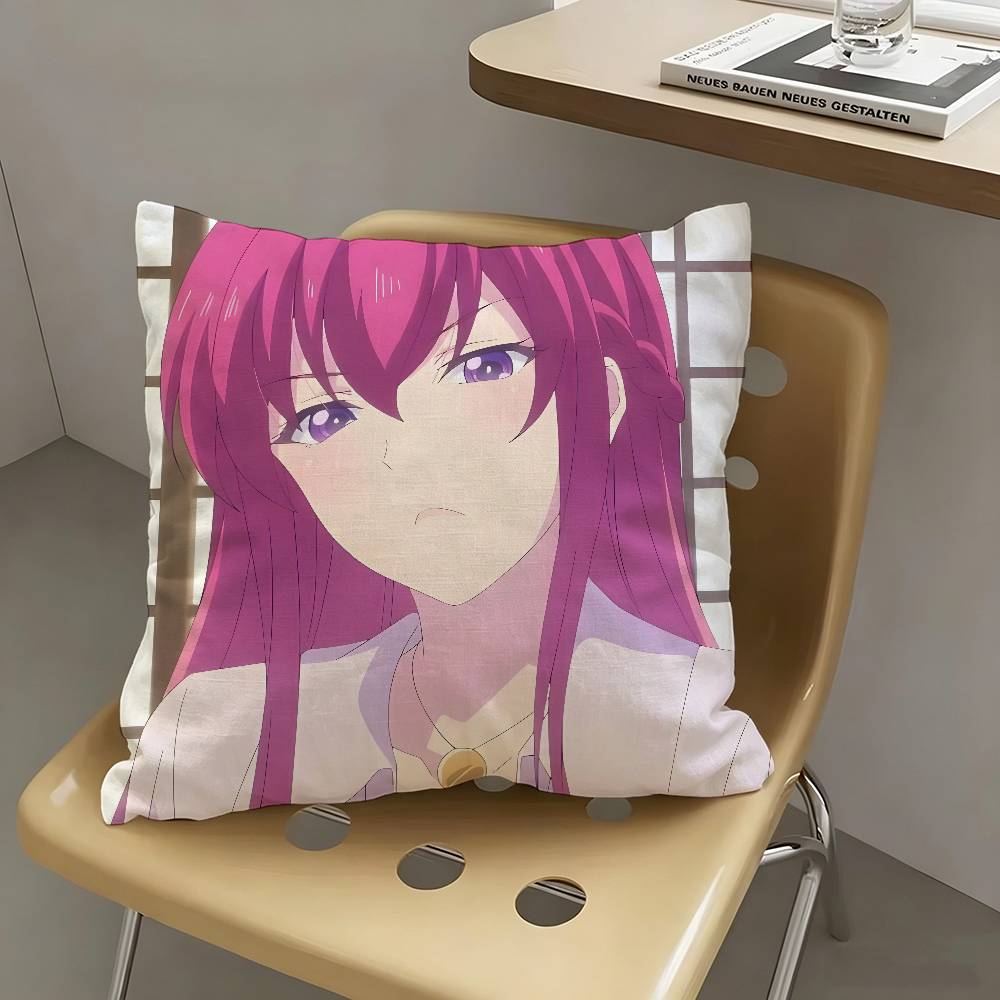 1pc Ouka Makusawa Pillow Case Fashion Square Pillowcase Bedroom Sofa Room Ins Decoration Leisure