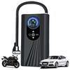 Portable Car Air Pump with Digital Pressure Gauge High-Precision LCD Display Electric Air Pump/Compressor Suitable Motorcycles