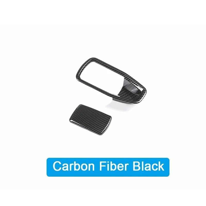 2PCS ABS Carro Co-piloto Porta-luvas Moldura Decorativa Capa Guarnição Adesivos Interiores Para BMW Série 3 G20 G28 -21 Acessórios Automotivos