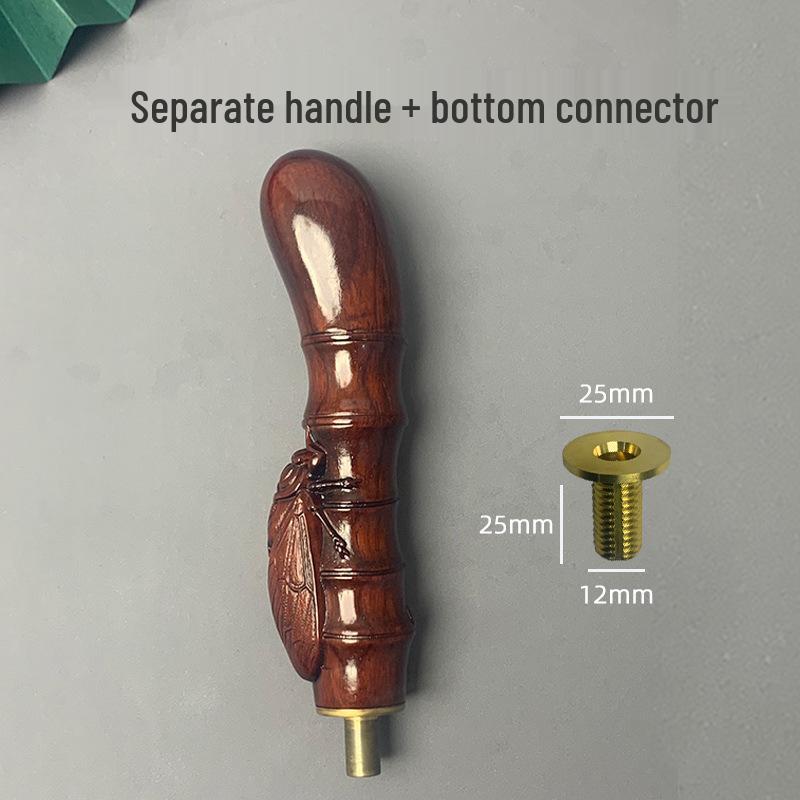 Universeller Palisander-Verschleißfester Gehstockgriff - Schweißabsorbierendes Zubehör für Ältere