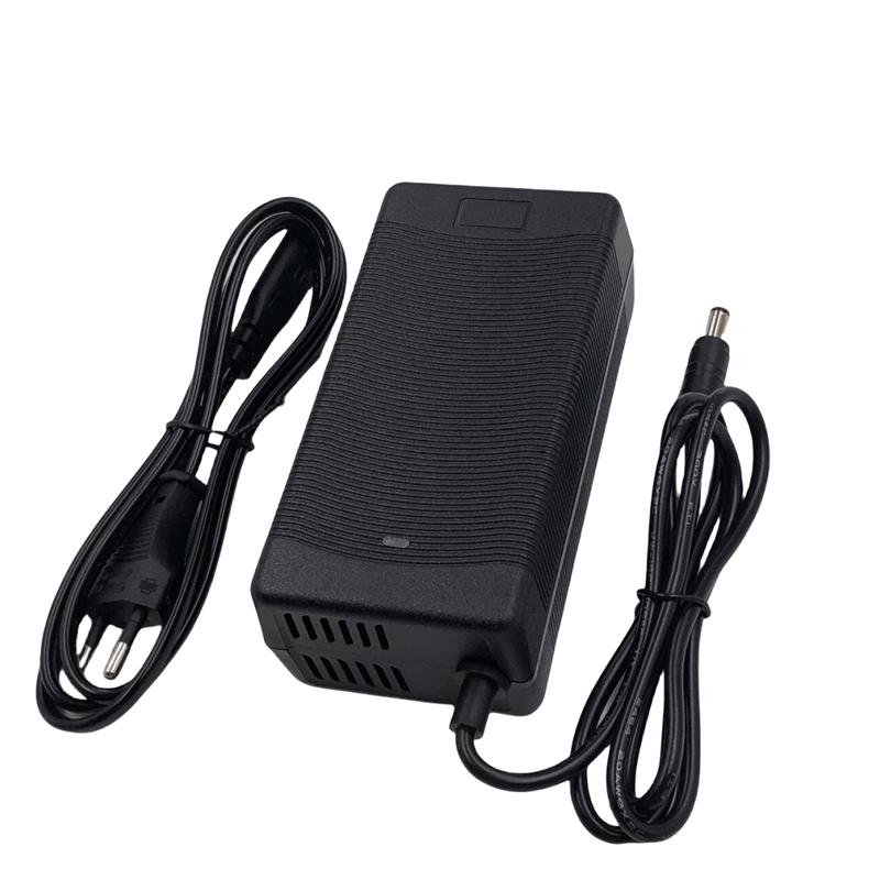 36V 37V Li-ion Battery Charger 3A Output 42V3A Charger for 36V DC5.5 Connector Lithium Battery  Fast charger with Cooling fan