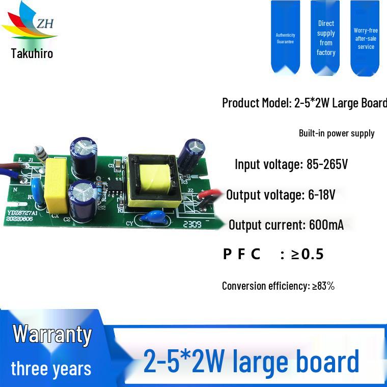 1-50W Flimmerfreier LED-Treiber mit Weitbereichsspannung, Isolierte Stromversorgung