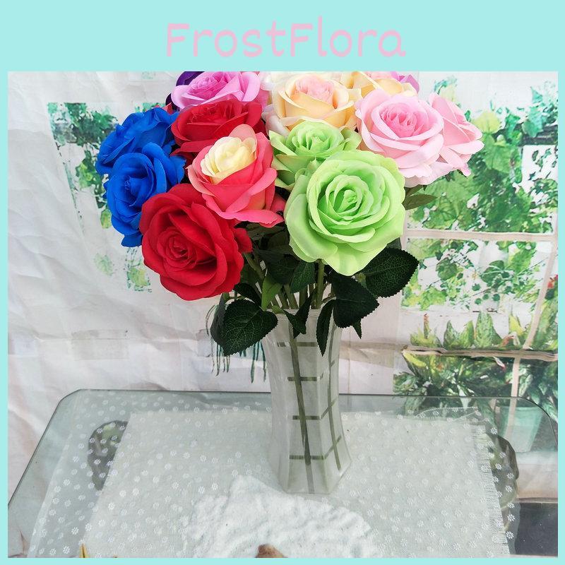 Realistic Roses Faux For Wedding Bouquets Home Styling Accessories Photography