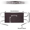 Server Aprons, Half Apron with Pockets, Black Waitress Apron, Waiter Waist Aprons for Chef Kitchen Serving Cooking Baking, Women Men Unisex (1pack)