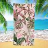 Aquarell Tropische Monstera Palmenblatt Strandtuch Weich Schnelltrocknend Sandfreies Handtuch für Strand Pool Reisen Yoga Täglich