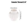 1Pc 1/2" 3/4" 1" &1 1/4"&1 1/2"Double Female Thread PVC  Garden Watering Irrigation Fitting Connector Fish Tank Detachable Joint