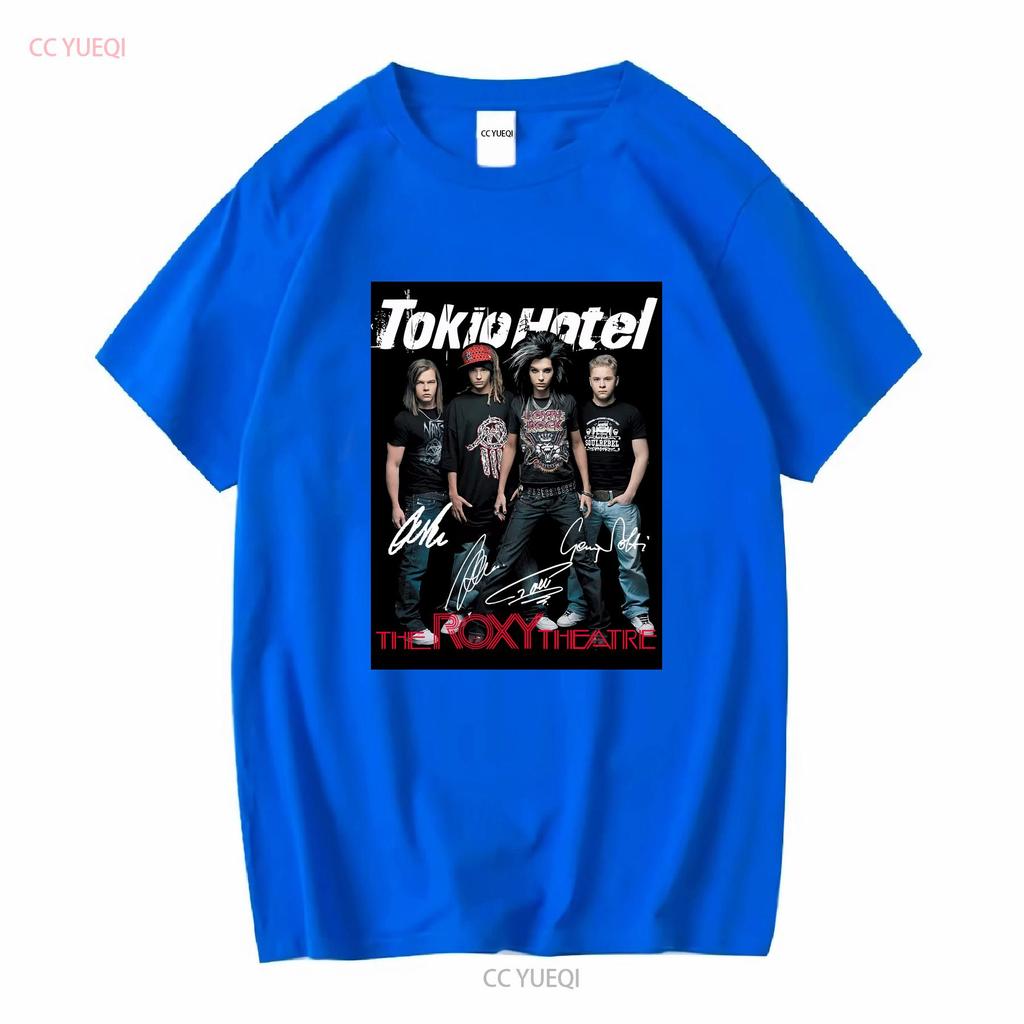 Rara Maglietta da Concerto Tokio Hotel Vtg Nera S 23xl Vintage Lavata Top Casual Per l'Uso Quotidiano Moda Leggermente Grafica Alla Moda