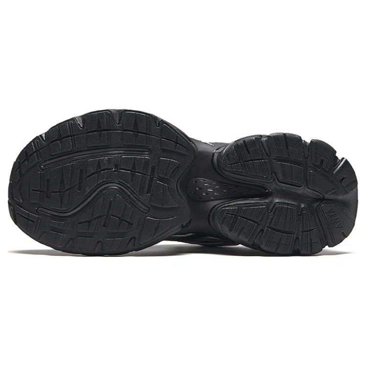 Anta Air Cushion Running Shoes Men Black White 912428816-3