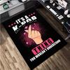 1Pc K Pop Print Rug - Home Decoration Carpet For Living Room Bedroom Flooring Computer Chair Area Rug