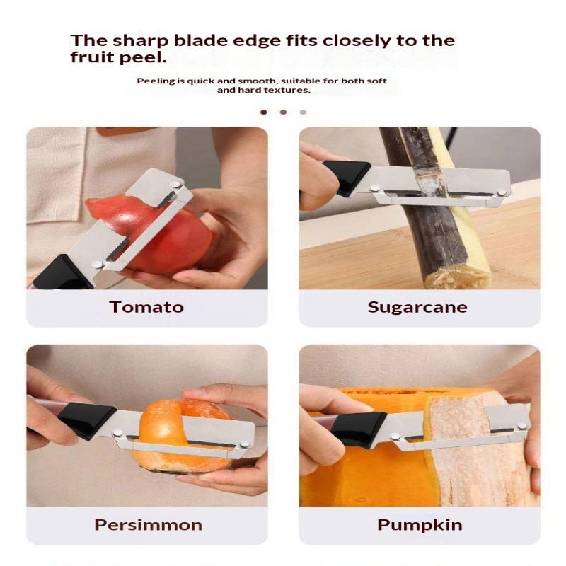 Ergonomic Vegetable Peeler Multipurpose Kitchen Equipment for Quick Safe Peeling