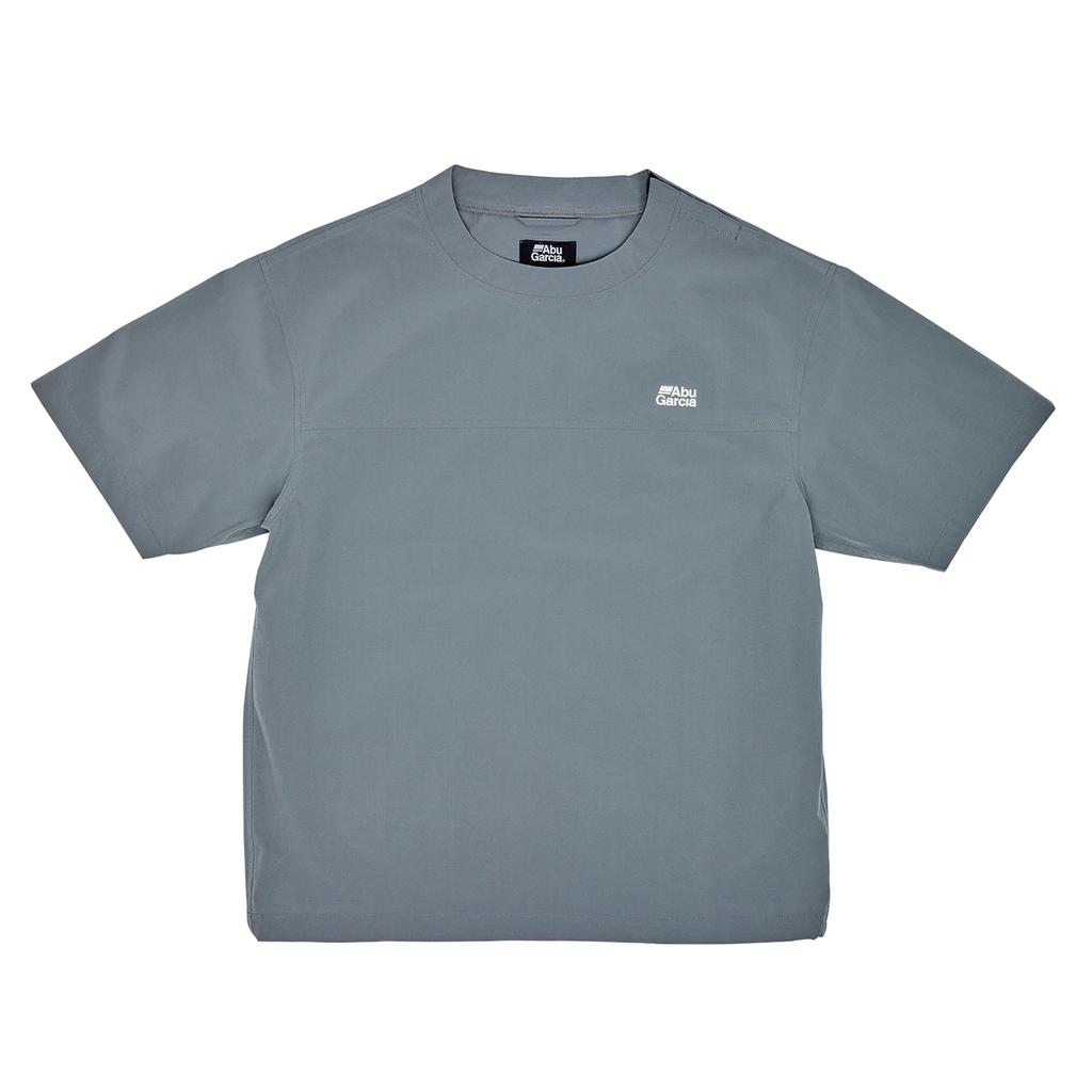 Abu Garcia Water Resistant Fishing T-Shirt, Gray, XL