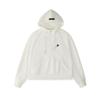 Casual Color Block Hooded Sweatshirt Women Tops Cloud-White T11W446208FWT