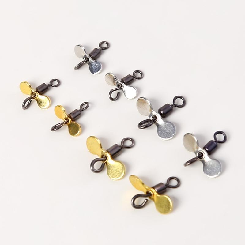 10 Pezzi Esche da Pesca Topwater Rotanti Eliche Eliche Fai da Te Esca da Pesca Amo Esca Accessori da Pesca Spinnerbait Eliche