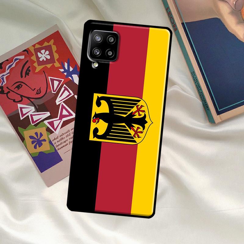 Deutschland Flaggen-Emblem Hülle Für Samsung Galaxy A54 A06 A05 A16 A26 A36 A56 A53 A32 A52 A33 A13 A55 A35 A15 A14 A34