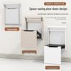 Ultra-Thin Japanese-Style Wall-Mounted Folding Stool for Multifunctional Use