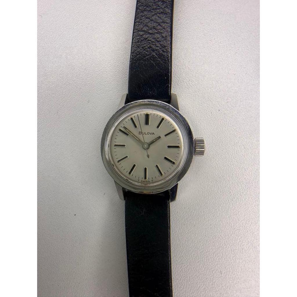 Orologio [BULOVA] usato/cinturino in pelle/con scatola