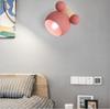 Nordic Mickey Wall Lamp: Cute Macaron Design for Children's Bedroom or Bedside, Ancient Town Lighting Style