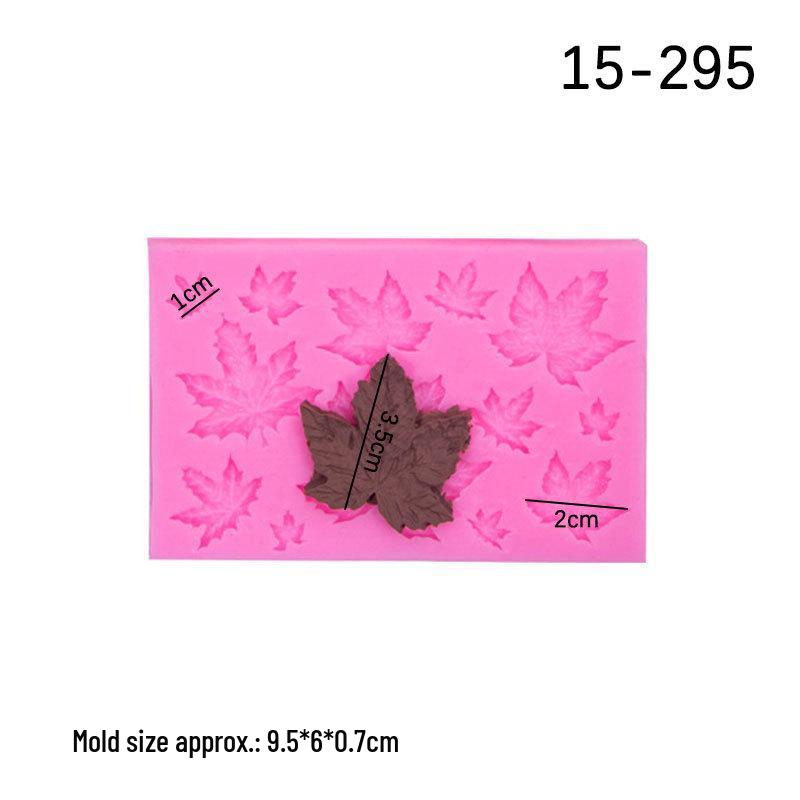 Halloween Pumpkin & Maple Leaf Silicone Mold for Cake, DIY Baking, Aromatherapy, Plaster, and Candle Crafting