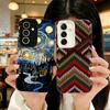 Artistic Style Phone Case For Samsung Galaxy S25 Edge S24 FE S23 Plus S22 S21 Note 20 Ultra A55 A56 A54 A53 5G Shockproof Cover