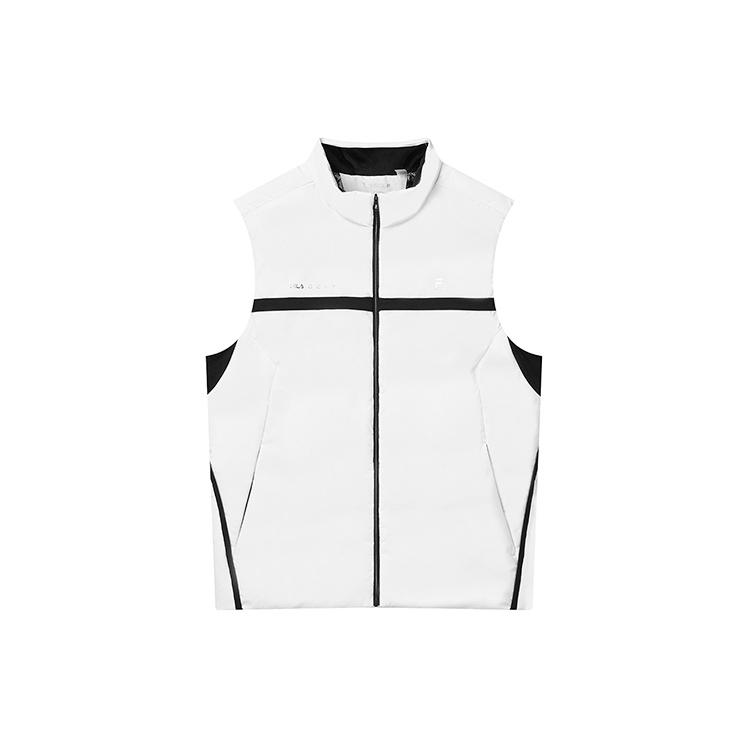 New FILA Athletics Down Vest Men's Jade White A11M145901F-WT