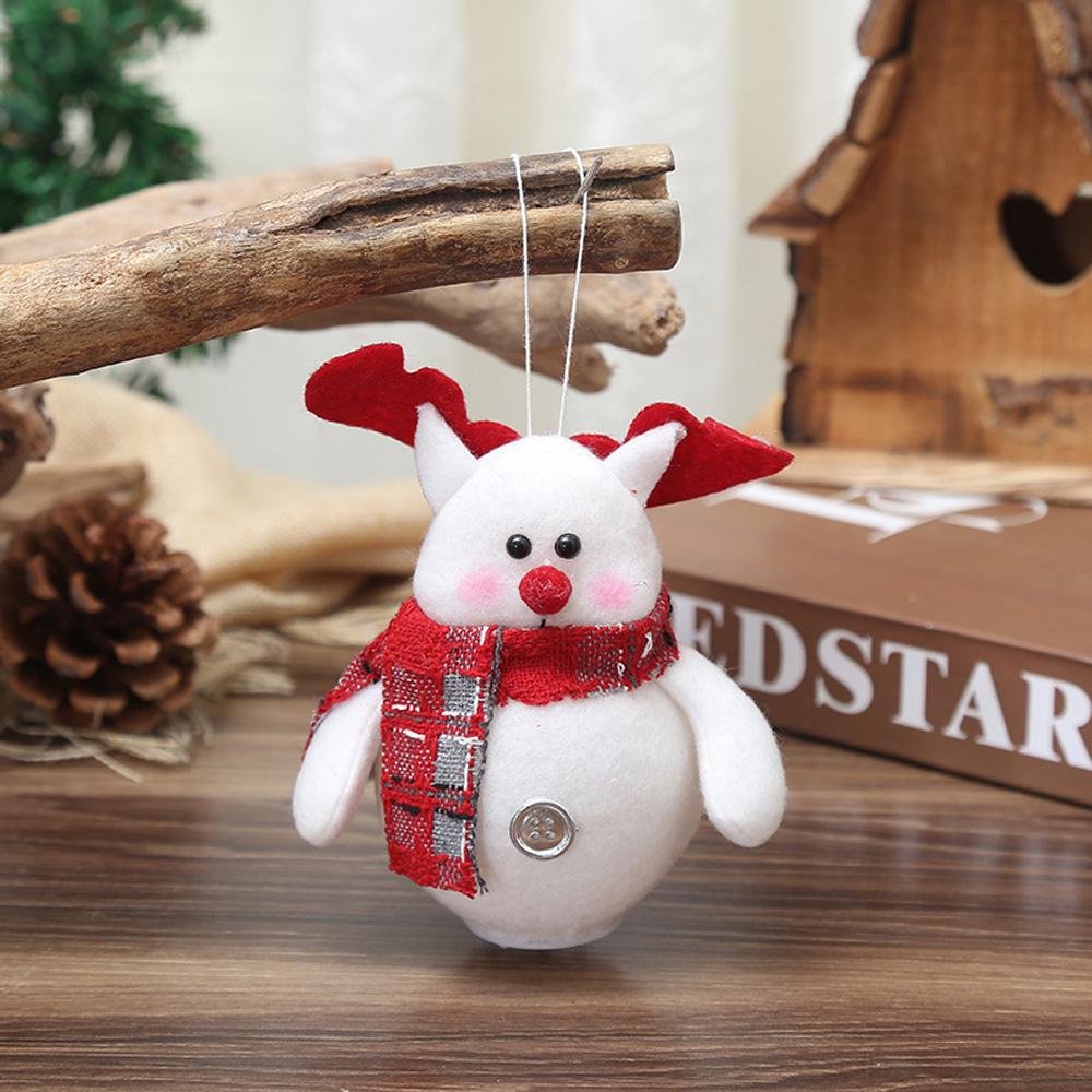 Home Gift Party Kid Toy LED Lamp Snowman Light Night Light Hanging Ornament Christmas Decoration