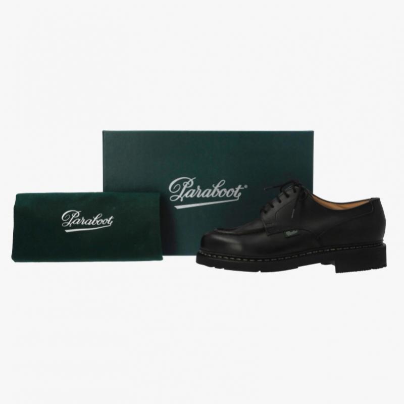 Paraboot Derby Schuhe Loafer 7107 09 Chambord Lis Noir