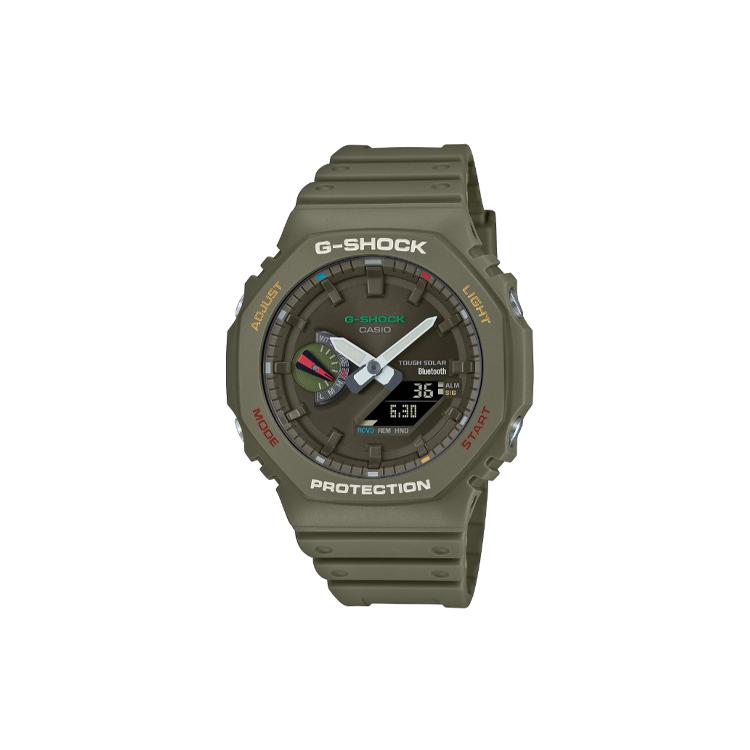 CASIO Unisex Liquid Crystal/Analog Dual Display Series Green Watch GA-B2100FC-3A GA-B2100FC-3A Green Dial