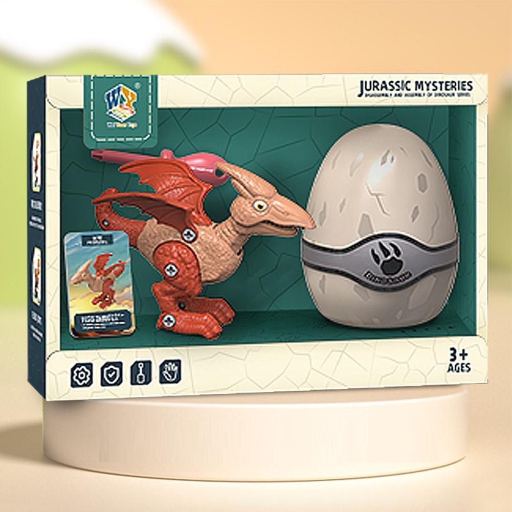 Take Apart Dinosaur Toys Children Diy Dinosaur Egg Disassembly Assembly Nuts Building Block Toys For Boys Gifts
