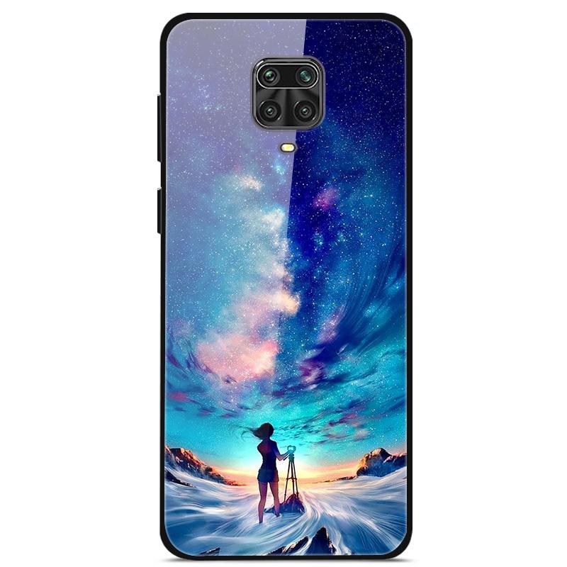 

Стеклянная задняя крышка для Xiaomi Redmi Note 9s, чехол из закаленного стекла для Xiaomi Redmi Note 9 Pro Max, чехол Redmi Note 9s, чехол Funda Redmi Note 9s