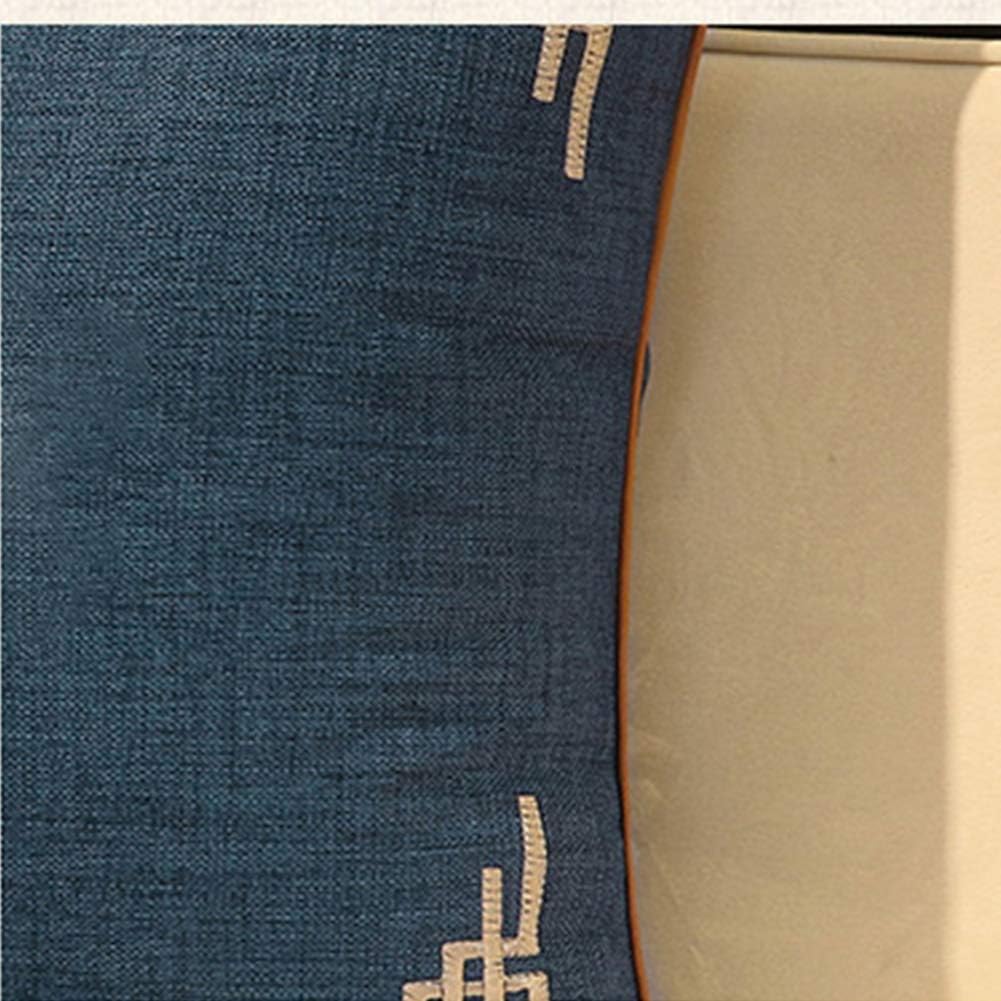 

Мягкие Удобные Прочные Подушки для Стульев Гостиная Балкон, Китайская Нескользящая Подушка для Сиденья, Хлопок Лен Вышитая Подушка для Стула Красная 45x38см(18x15 дюймов)