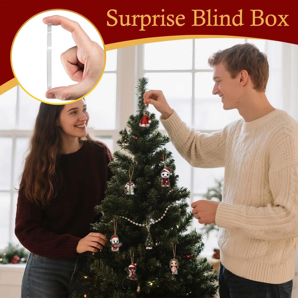 Adventní kalendář obsahuje 24 vánočních ozdob. Kalendář příjezdu Vánoce odpočítávání