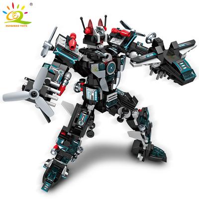 611PCS 12v1 City SWAT Polícia Transform Robot Stavebné kocky Lietadlo Helikoptéra Kocky Súprava Vzdelávacie hračky pre deti