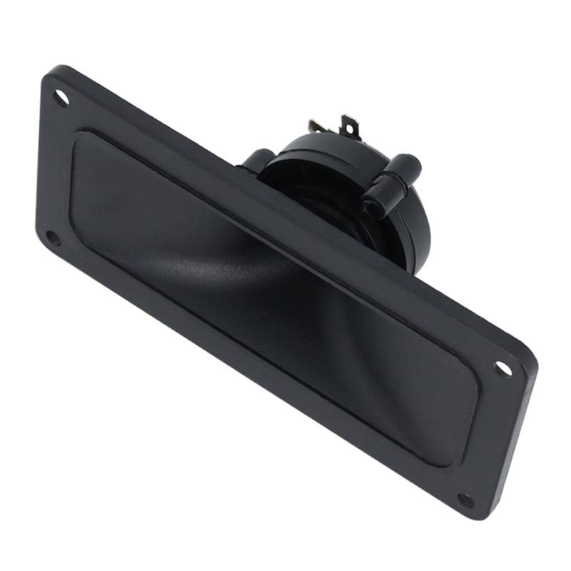 1Pair Durability Piezoelectric Ceramic Speaker Magnetic Piezoelectric Tweeter Loudspeaker for All User, ABS Construction